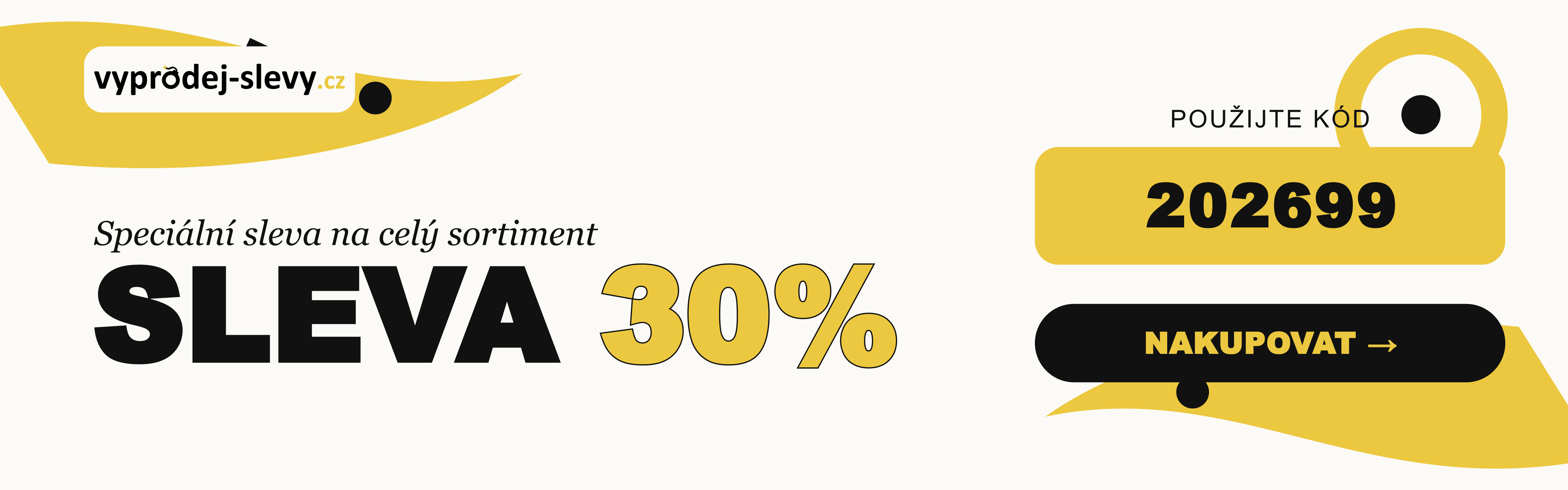Sleva 30 % na celý sortiment – Vyprodej-slevy.cz