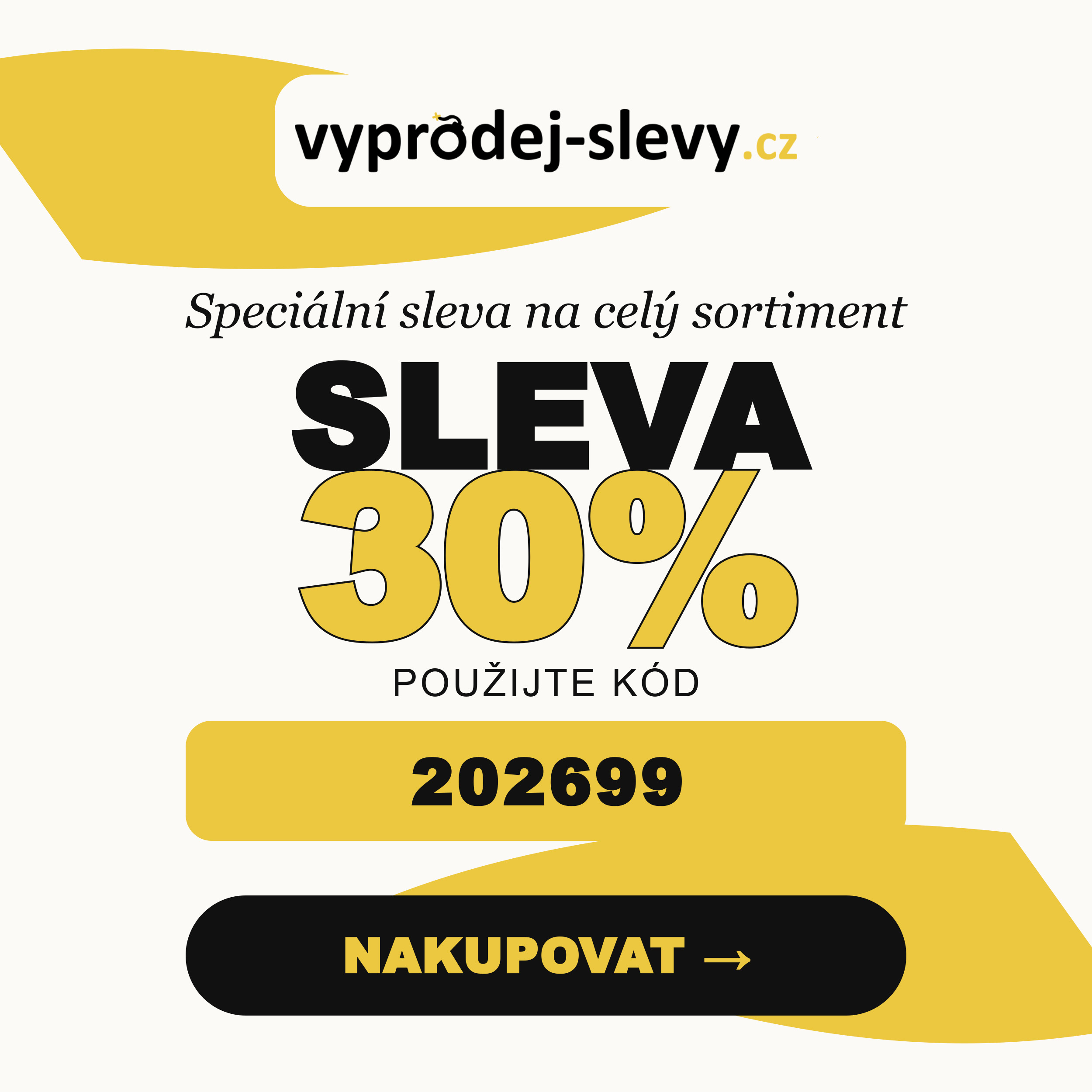 Sleva 30 % na celý sortiment – Vyprodej-slevy.cz